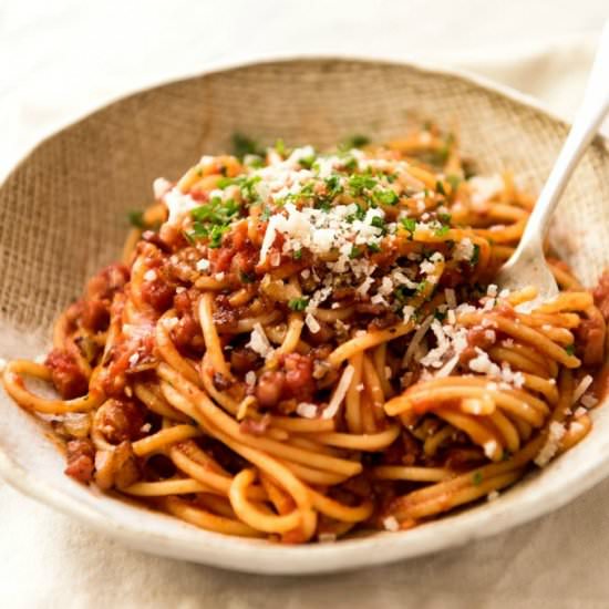 Bacon Tomato Pasta