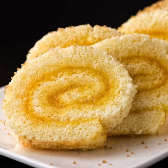 Pineapple Swiss Roll