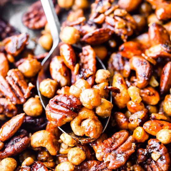Instant Pot Candied Cajun Trail Mix