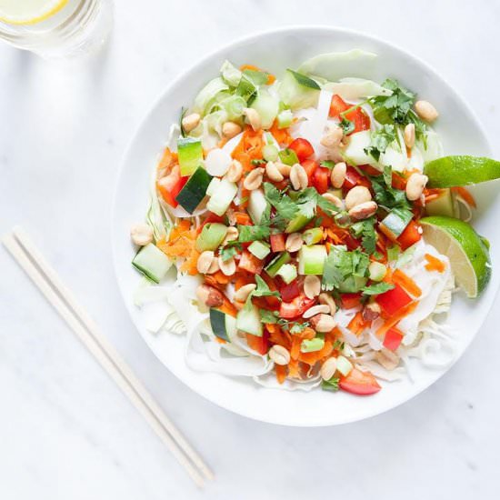 Peanut Noodle Salad (V + GF)