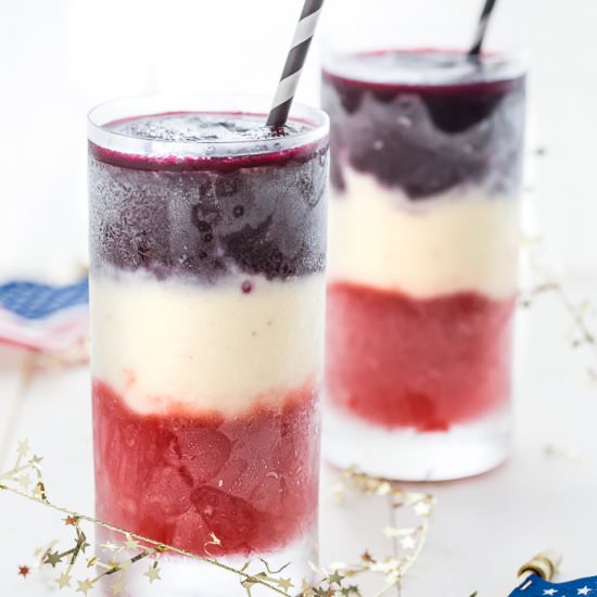 Paleo Red, White, & Blue Cocktails