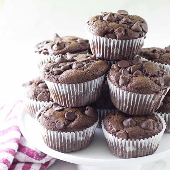 Chocolate Banana Muffins