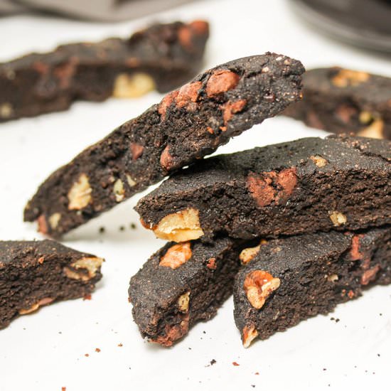 Dark Chocolate Biscotti