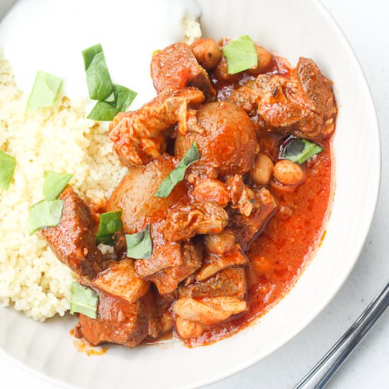 Slow Cooker Moroccan Lamb Stew