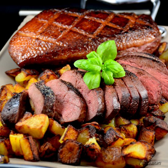 Grilled Duck Breasts