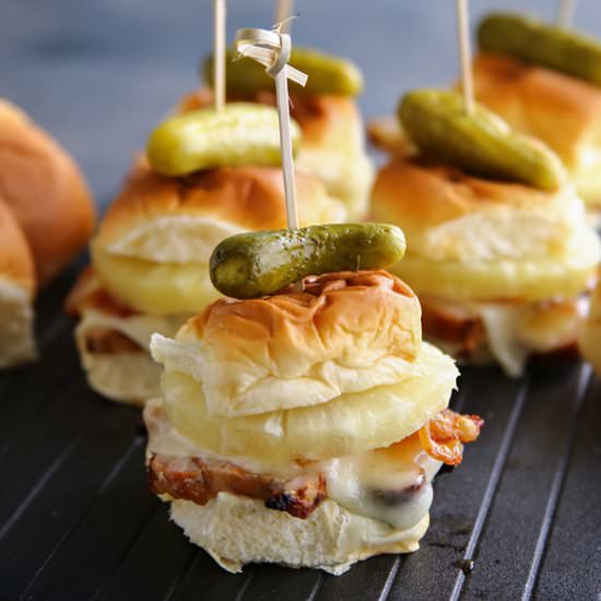 Hawaiian Havarti Pork Sliders