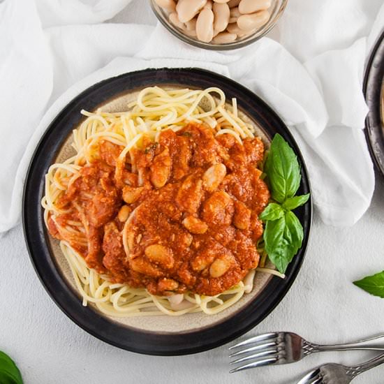 Pasta with White Bean Sauce