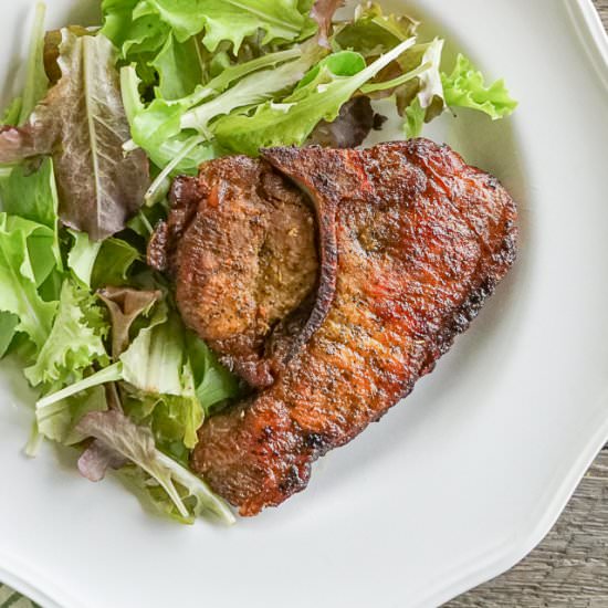 Oven Baked Adobo Pork Chops