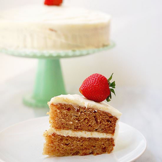 Fig Cake with Cream Cheese Frosting