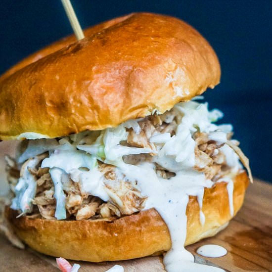 Pulled BBQ Chicken Sliders