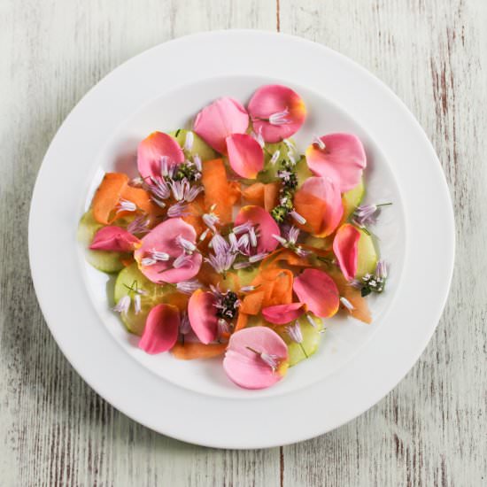 Edible Flowers Salad