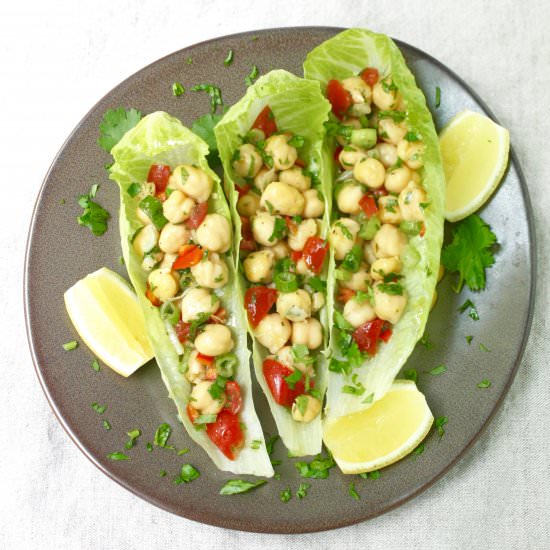 Chickpea and Sun-dried Tomato Salad