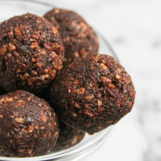 Chocolate Matcha Energy Bites