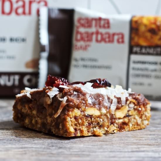 Peanut Chocolate Cherry Brownie Bar