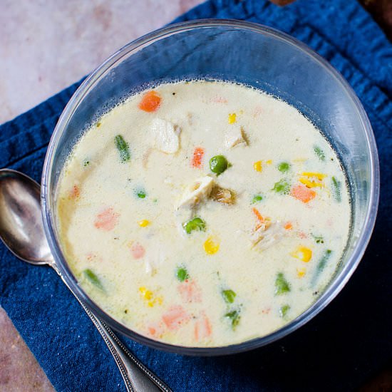 Crock Pot Chicken and Rice Soup