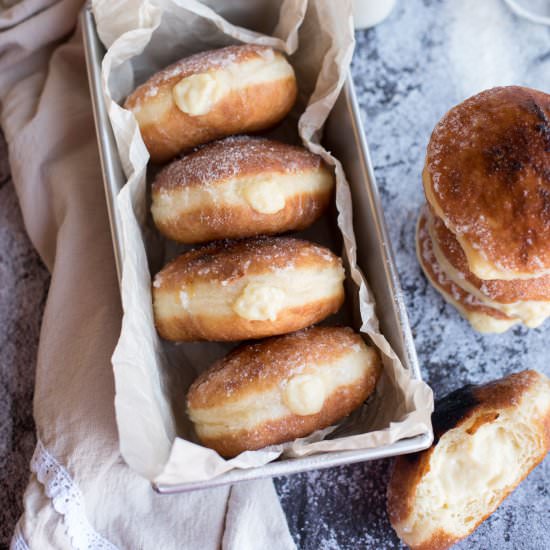 CREME BRULEE DOUGHNUTS