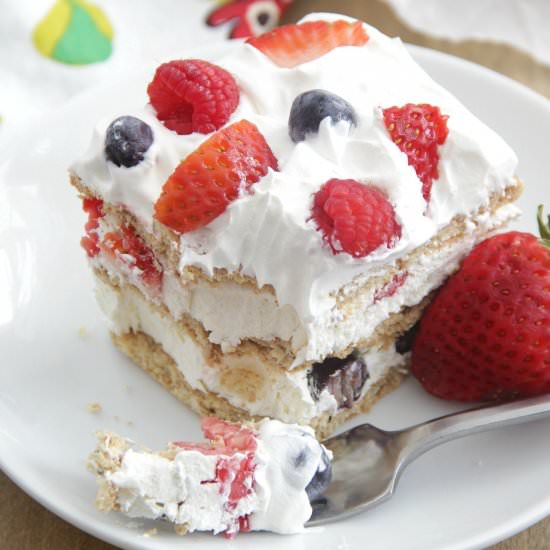 Berry Icebox Cake