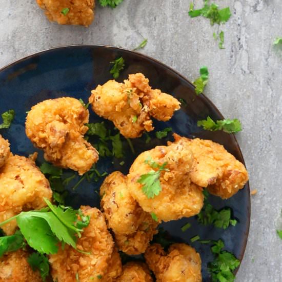 Crispy Buttermilk Fried Cauliflower