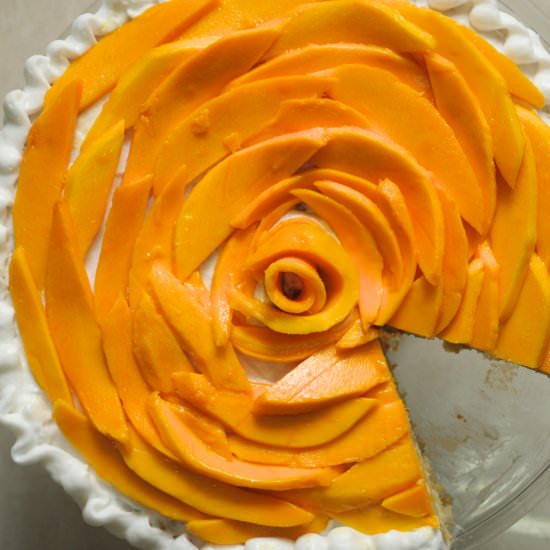 Eggless Mango Cake