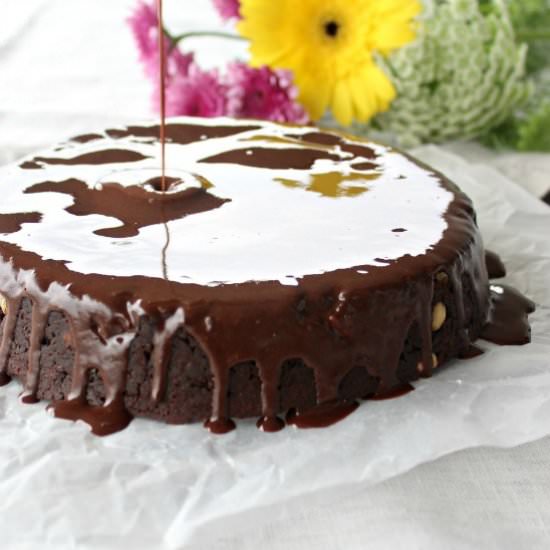 The Best Chocolate Brownie Cake