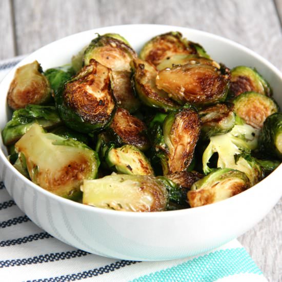 ROASTED BRUSSELS SPROUTS