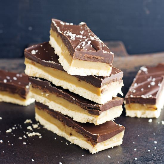 Homemade Twix Bars