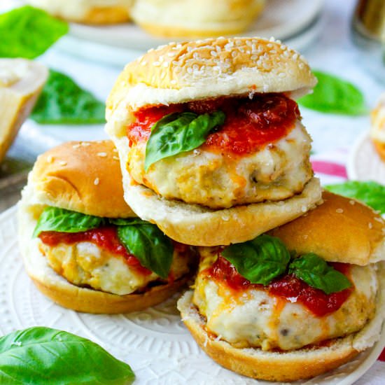 Chicken Parmesan Sliders