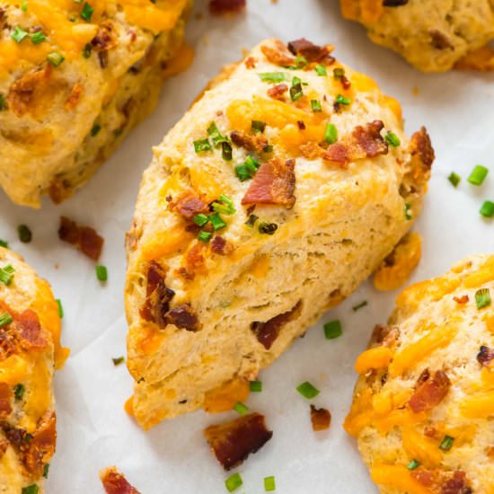 Bacon Cheddar Scones