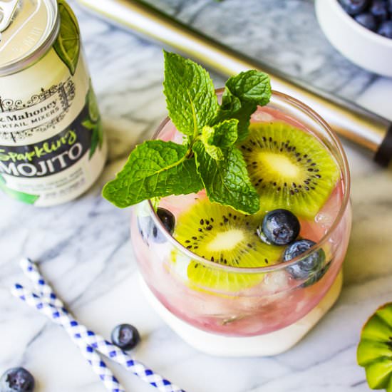 Blueberry Kiwi Mojito