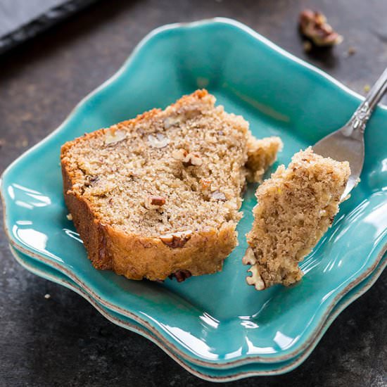 Eggless Banana Cake