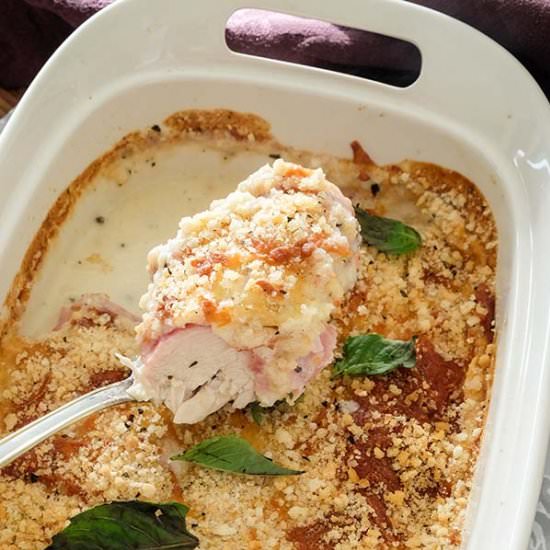 GF Chicken Cordon Bleu Casserole