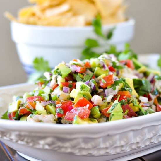 Shrimp Avocado Salsa