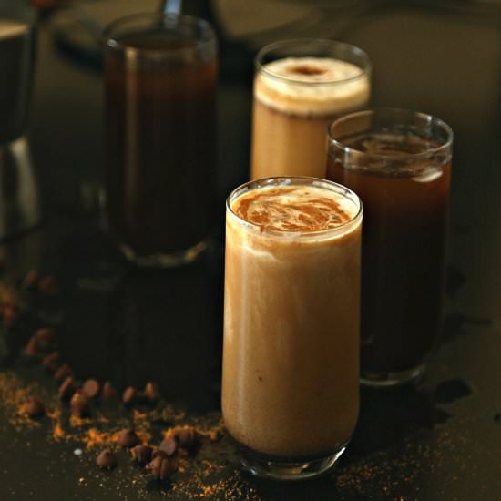 Cold Carob Drinks Traditional & Latte