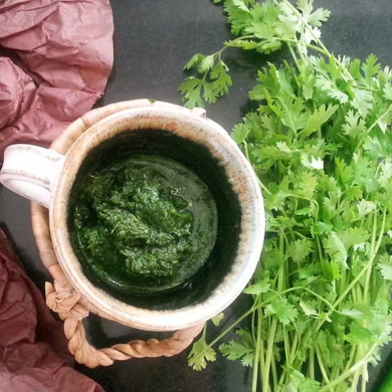 Green Coriander Chutney