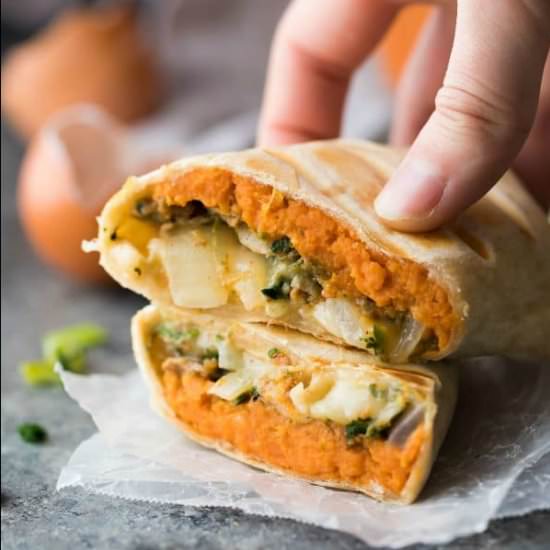 Southwestern Sweet Potato Burritos