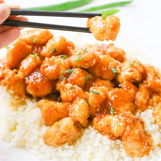 Baked Sticky Honey Garlic Chicken