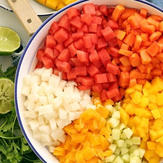 Mexican Gazpacho Fruit Salad