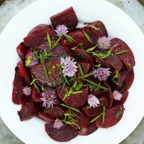 Beet and Blossom Salad