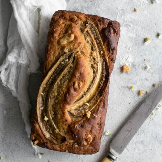Rustic Banana Bread with Yogurt