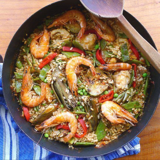 Rice with Fish and Artichokes