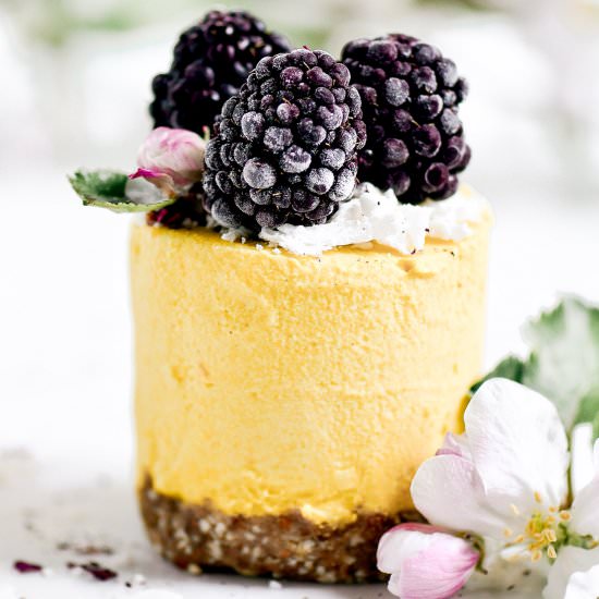 Vegan Lemon Cheesecakes