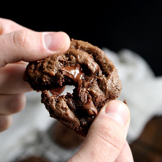 Chocolate Chocolate Chip Cookies