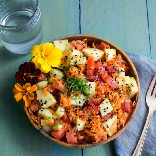 Spring Cucumber Sesame Salad