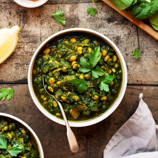 Easy Dal Palak