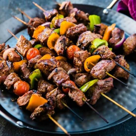 Marinated Beef Shish Kabobs