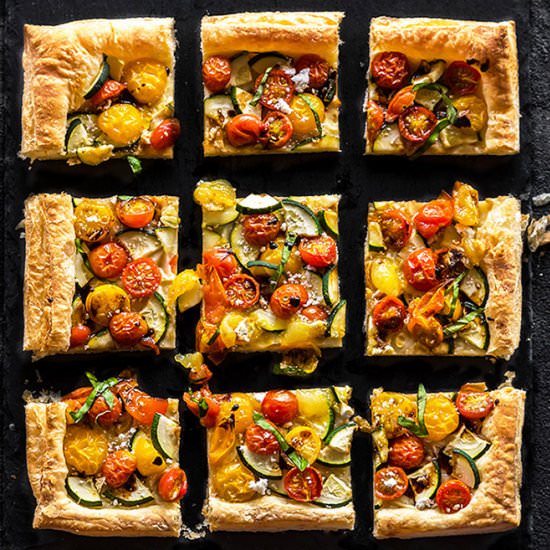 Zucchini Tomato Tart