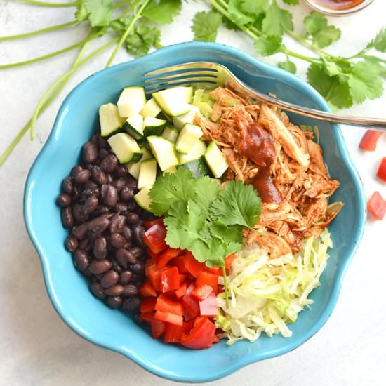 BBQ Chicken Taco Bowls