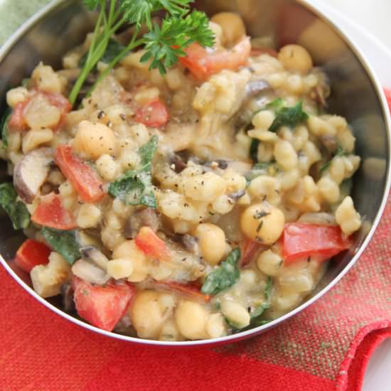 Plant Based Barley Risotto