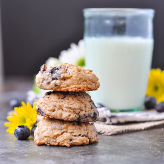 Blueberry Muffin Oatmeal Cookies