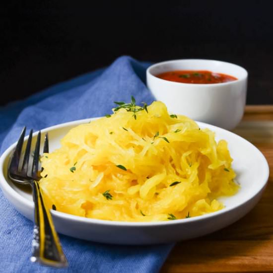 Roasted Spaghetti Squash w/Marinara